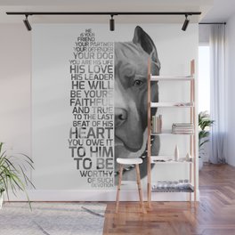 pitbull wall murals for any decor style