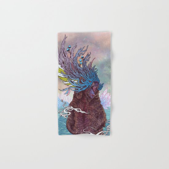 Journeying Spirit (Bear) Hand & Bath Towel