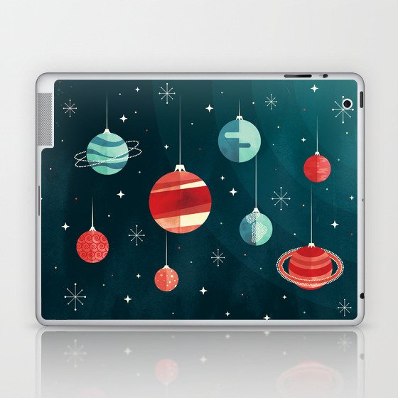 Joy to the Universe (in Teal) Laptop & iPad Skin