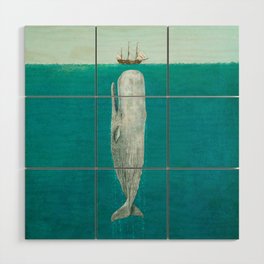 The Whale - Full Length  Wood Wall Art