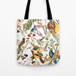 Floral and Birds XXXII Tote Bag