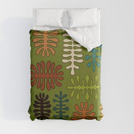 Matisse cutouts colorful seaweed design 4 Duvet Cover