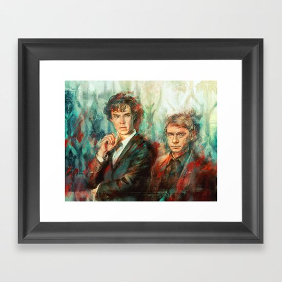 Ghosts Framed Art Print