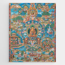 Medicine Buddha Thangka Jigsaw Puzzle