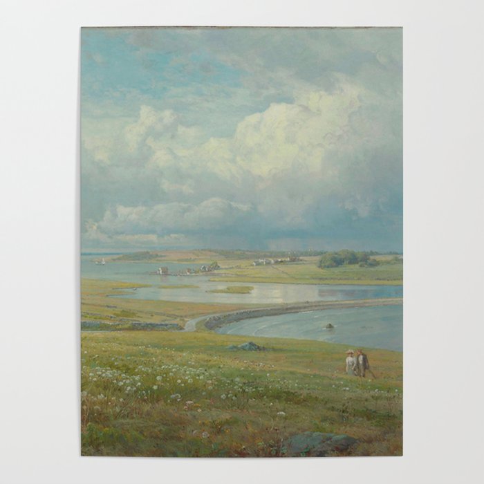 William Trost Richards Mackerel Cove, Jamestown, Rhode Island Poster
