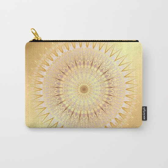 Gold Mandala Carry-All Pouch