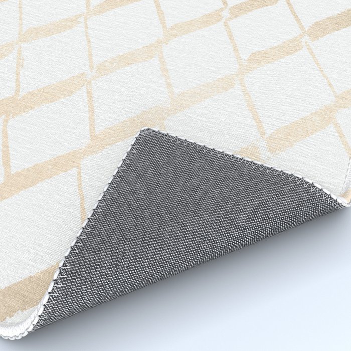 Luxe Gold Diamond Lattice Pattern On White Rug By Naturemagick Luxe Gold Diamond Lattice Pattern On White Rug