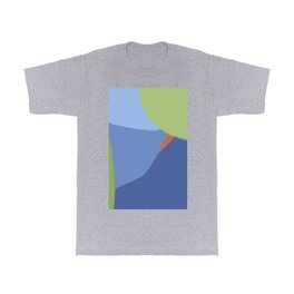 Blue and green pie T Shirt