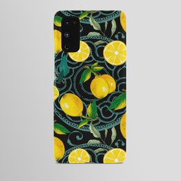 Summer, citrus ,Sicilian style ,lemon fruit pattern  Android Case