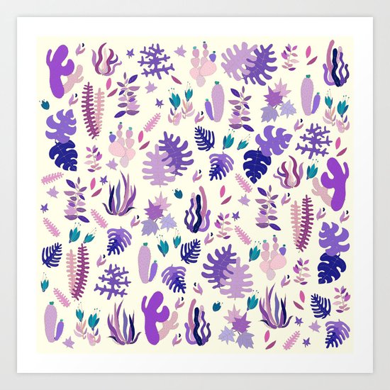 Purple Garden Art Print