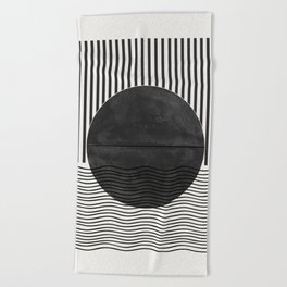Abstract Modern  Beach Towel