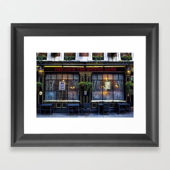 The Jack the Ripper Pub Framed Art Print
