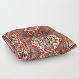 Borjalou Kazak Southwest Caucasus Antique Rug Print Floor Pillow