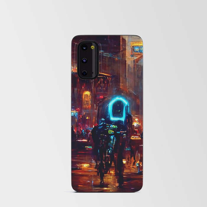 Postcards from the Future - Cyberpunk Street Android Card Case