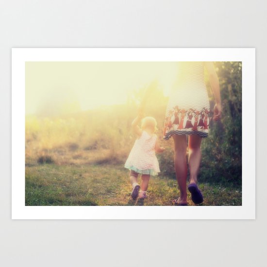 mother with child Art Print