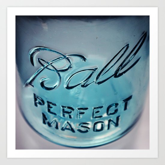 Mason Jar Art Print
