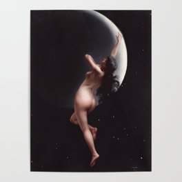 Moon Nymph By Luis Ricardo Falero Poster