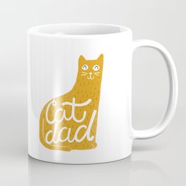 Cat Dad in Mustard Mug