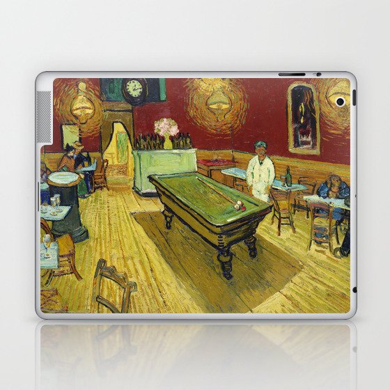 Impressionist Painting Le café de nuit (The Night Café) (1888) by Vincent van Gogh Laptop & iPad Skin