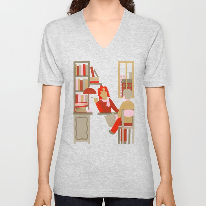 N as Notary V Neck T Shirt