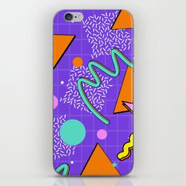 Memphis Synthwave 80s iPhone Skin