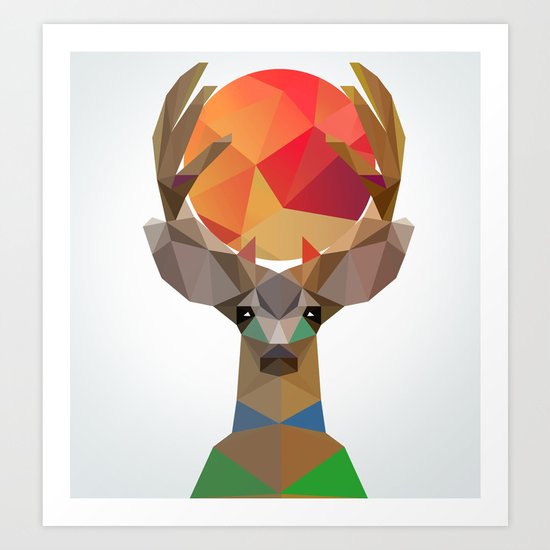 deer Art Print