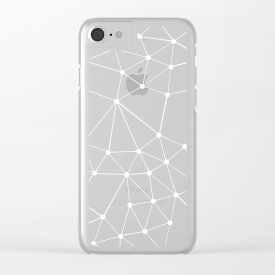 Seg Black Clear iPhone Case