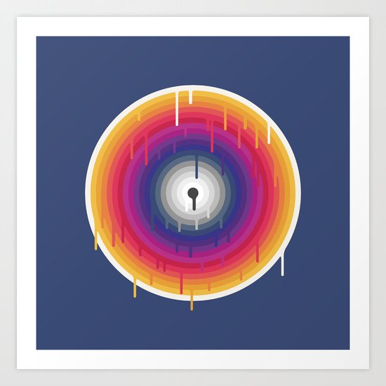 Core Meltdown Art Print