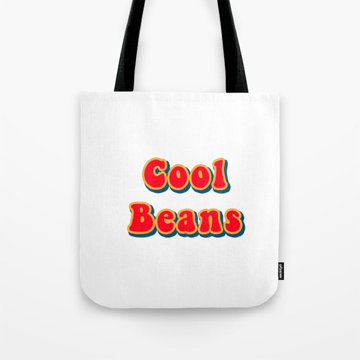 Cool Beans Groovy Hipster - Trending Young Life Tote Bag