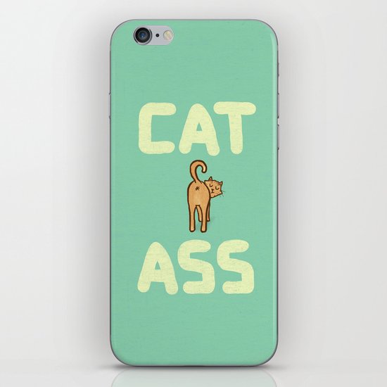 Cat Ass iPhone & iPod Skin