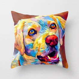 Labrador 6 Throw Pillow