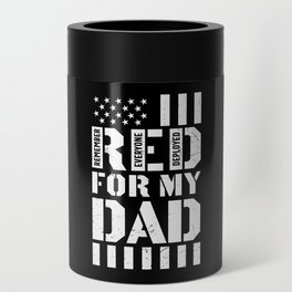 RED For My Dad Can Cooler