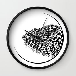 The Chameleon (Houndstooth) Wall Clock