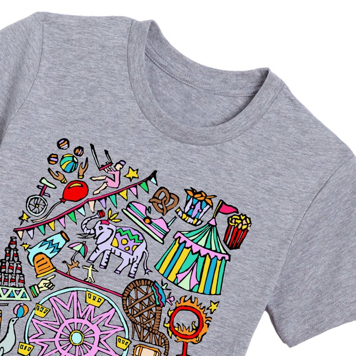 Carnival In Color Kids T Shirt by Foreignspell | Society6