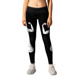 The White King Leggings | Graphicdesign, Game, Black, Pawn, Man, Knight, Chess, Male, King, Piece 