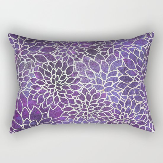 Floral Abstract 13 Rectangular Pillow