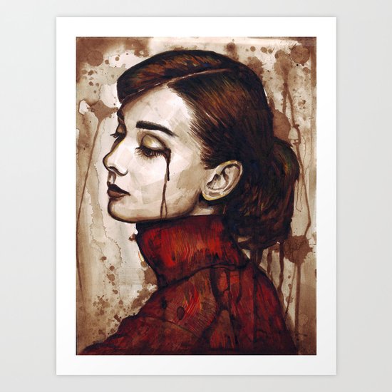 Audrey Hepburn Art Print