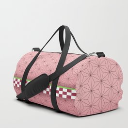 Nezuko kimono design pattern Duffle Bag