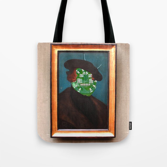 The Painting Collection Circuit Collage Tote Bag