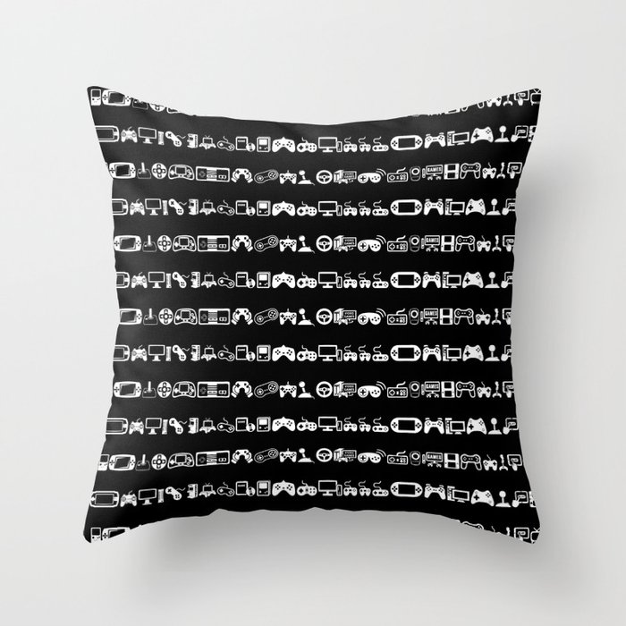 Video Game Love Throw Pillow