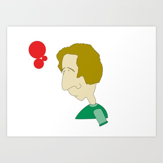 Hmmm...? Art Print