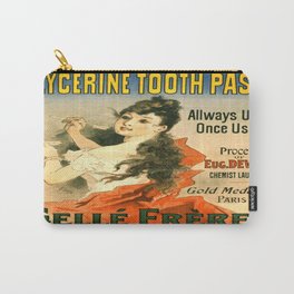 Vintage poster - Glycerine Toothpaste Carry-All Pouch