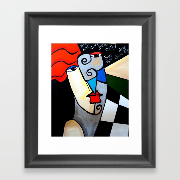 PICASSO BY NORA Framed Art Print