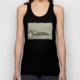 Mermaid Black and White Photography Tank Top
