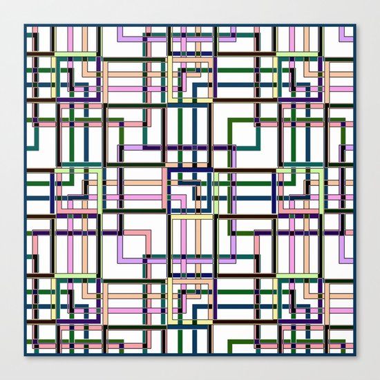 Abstract geometric pattern. Canvas Print
