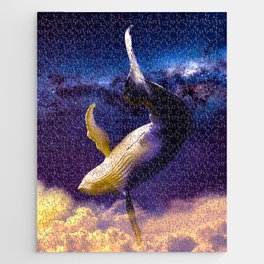Dream Whale at Night Jigsaw Puzzle