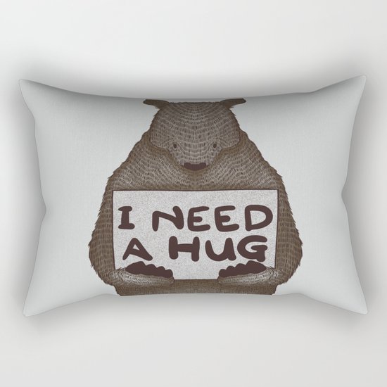 I Need A Hug Rectangular Pillow