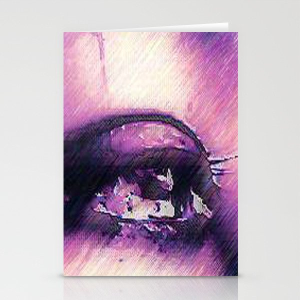 Tears - Pencil Drawing Stationery Cards