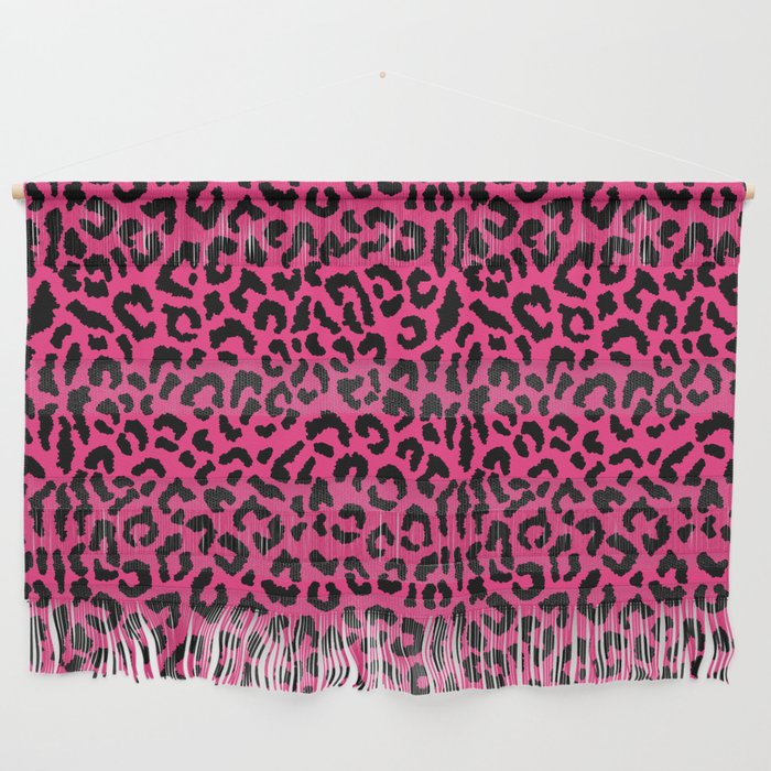 2000s leopard-black on hot pink iPhone Case by quinnhopp