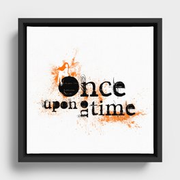 Once upon no time - Light version Framed Canvas